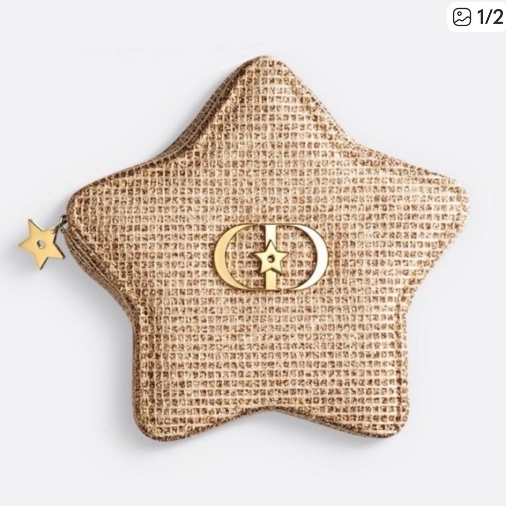 Dior Beauty 2025 Holiday Star Pouch • Brand New